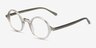 Neptune Clear Green AcetateEyeglass Frames from EyeBuyDirect, Angle View