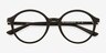 Alvin Noir PlastiqueMontures de lunettes de vue d'EyeBuyDirect, Vue Rapprochée