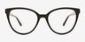 Amaya Black PlasticEyeglass Frames from EyeBuyDirect, Front View