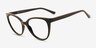 Amaya Black PlasticEyeglass Frames from EyeBuyDirect, Angle View