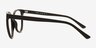 Amaya Black PlasticEyeglass Frames from EyeBuyDirect, Side View
