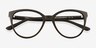 Amaya Black PlasticEyeglass Frames from EyeBuyDirect, Closed View