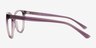 Amaya Clear Violet PlasticEyeglass Frames from EyeBuyDirect, Side View