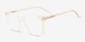 Anders Clear PlasticEyeglass Frames from EyeBuyDirect, Angle View