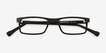 Arcade Black PlasticEyeglass Frames from EyeBuyDirect, Closed View