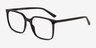 Bailey Black PlasticEyeglass Frames from EyeBuyDirect, Angle View