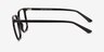 Bailey Black PlasticEyeglass Frames from EyeBuyDirect, Side View