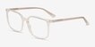 Bailey Clear PlasticEyeglass Frames from EyeBuyDirect, Angle View