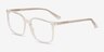Bailey Transparent PlastiqueMontures de lunettes de vue d'EyeBuyDirect, Vue d'Angle