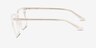 Bailey Transparent PlastiqueMontures de lunettes de vue d'EyeBuyDirect, Vue de Côté
