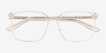 Bailey Clear PlasticEyeglass Frames from EyeBuyDirect, Closed View