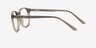 Bubbles Gray PlasticEyeglass Frames from EyeBuyDirect, Side View