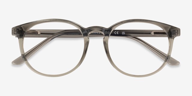 Bubbles Gray PlasticEyeglass Frames from EyeBuyDirect, Closed View