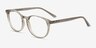 Bubbles Gray PlasticEyeglass Frames from EyeBuyDirect, Angle View