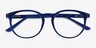 Bubbles Navy PlasticEyeglass Frames from EyeBuyDirect, Closed View
