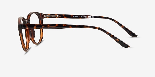Bubbles Tortoise PlasticEyeglass Frames from EyeBuyDirect, Side View