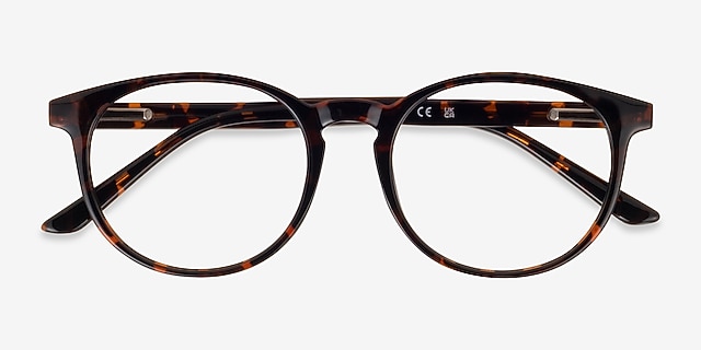 Bubbles Tortoise PlasticEyeglass Frames from EyeBuyDirect, Closed View