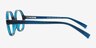 Bennie Navy PlasticEyeglass Frames from EyeBuyDirect, Side View