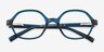 Bennie Navy PlasticEyeglass Frames from EyeBuyDirect, Closed View