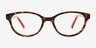 Berni Tortoise PlasticEyeglass Frames from EyeBuyDirect, Front View