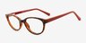 Berni Tortoise PlasticEyeglass Frames from EyeBuyDirect, Angle View