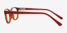 Berni Tortoise PlasticEyeglass Frames from EyeBuyDirect, Side View