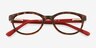 Berni Tortoise PlasticEyeglass Frames from EyeBuyDirect, Closed View