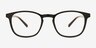 Blaire Noir PlastiqueMontures de lunettes de vue d'EyeBuyDirect, Vue de Face