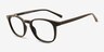 Blaire Noir PlastiqueMontures de lunettes de vue d'EyeBuyDirect, Vue d'Angle