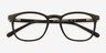 Blaire Noir PlastiqueMontures de lunettes de vue d'EyeBuyDirect, Vue Rapprochée