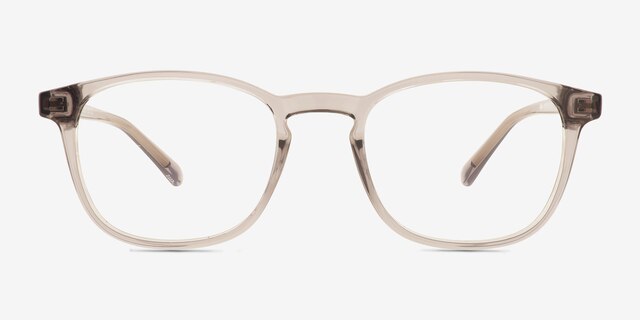 Blaire Clear Gray PlasticEyeglass Frames from EyeBuyDirect, Front View