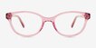 Berni Purple PlasticEyeglass Frames from EyeBuyDirect, Front View