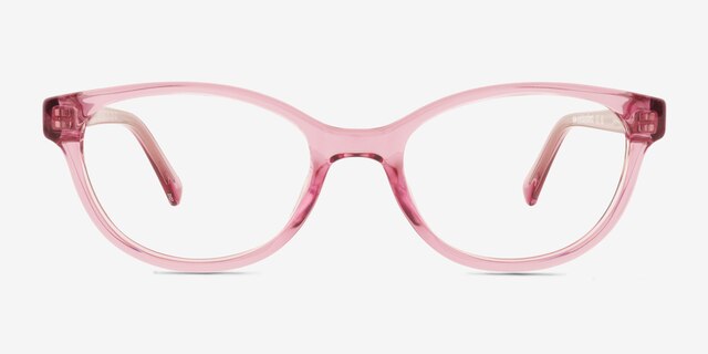 Berni Purple PlasticEyeglass Frames from EyeBuyDirect, Front View
