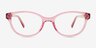 Berni Purple PlasticEyeglass Frames from EyeBuyDirect, Front View