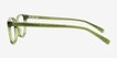 Ferb Clear Green PlasticEyeglass Frames from EyeBuyDirect, Side View