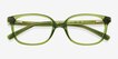 Ferb Clear Green PlasticEyeglass Frames from EyeBuyDirect, Closed View