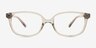 Ferb Clear Gray PlasticEyeglass Frames from EyeBuyDirect, Front View