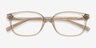Ferb Clear Gray PlasticEyeglass Frames from EyeBuyDirect, Closed View