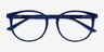 Bubbles Blue PlasticEyeglass Frames from EyeBuyDirect, Closed View