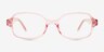 Cary Pink PlasticEyeglass Frames from EyeBuyDirect, Front View