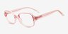 Cary Pink PlasticEyeglass Frames from EyeBuyDirect, Angle View