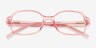 Cary Pink PlasticEyeglass Frames from EyeBuyDirect, Closed View