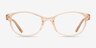Alani Brun PlastiqueMontures de lunettes de vue d'EyeBuyDirect, Vue de Face