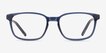 Delle Blue PlasticEyeglass Frames from EyeBuyDirect, Front View