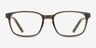 Delle Gris PlastiqueMontures de lunettes de vue d'EyeBuyDirect, Vue de Face