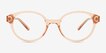 Eden Pink PlasticEyeglass Frames from EyeBuyDirect, Front View