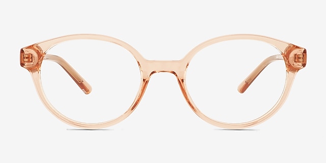 Eden Pink PlasticEyeglass Frames from EyeBuyDirect, Front View