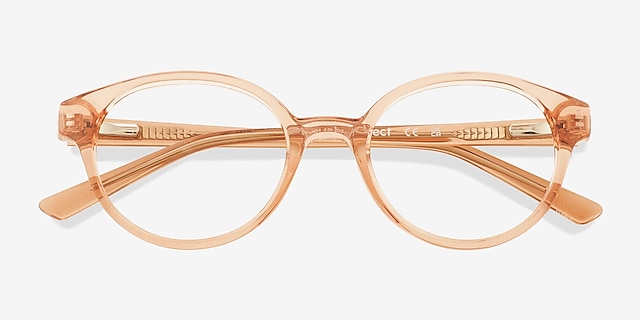Eden Pink PlasticEyeglass Frames from EyeBuyDirect, Closed View