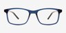 Zippy Bleu marine PlastiqueMontures de lunettes de vue d'EyeBuyDirect, Vue de Face