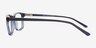 Zippy Bleu marine PlastiqueMontures de lunettes de vue d'EyeBuyDirect, Vue de Côté